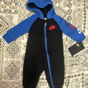 Nike Kids Blue and Black One Piece
